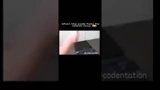 When the Code Fails 😂