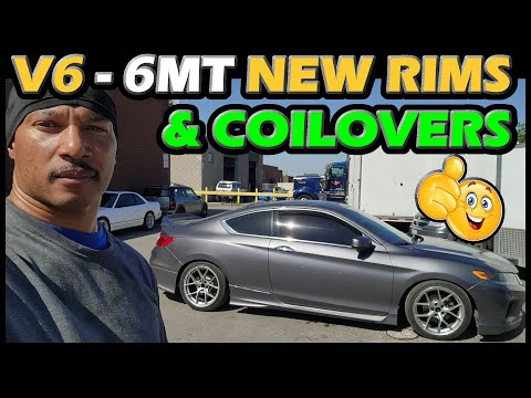 9th Gen Honda Accord Coupe V6 6MT Getting New Rims And BC Coilovers