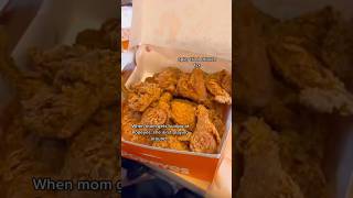 When mom gets hungry at Popeyes… #shorts #mukbang #food