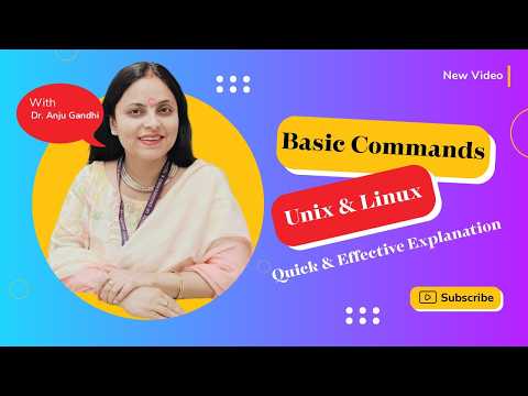 Learn Linux basic commands step by step | Essential commands for beginners | Prof. Anju Gandhi