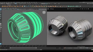 Autodesk Maya 2023 high poly Modeling.