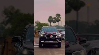 TAKING DELIVERY😘 OF BLACK🖤 FORTUNER🔥 4X4 FACELIFT🤙 ll #trending #shorts #fortuner #video
