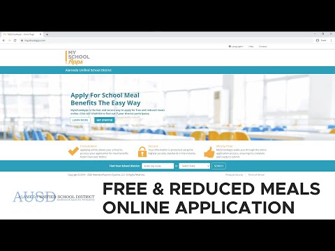 Free & Reduced Price Lunch Application Tutorial