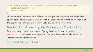 How to Pass User Preferences from a Spring MVC Frontend to Backend