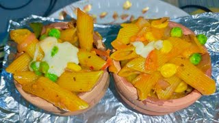 Kulhad Pasta recipe in FOoDNagarlover #kulhad #kulhadpizza #kulhadpasta #pasta #matka #matkatricks
