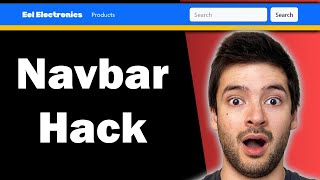 Create an HTML & CSS Navbar in 60 Seconds | Beginner HTML, CSS, & Bootstrap Tutorial