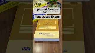Important Chapters Tax Laws Exam | CS Executive