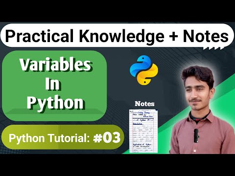 Variables_In_Python || Python_Full_Tutorial || Lecture #03