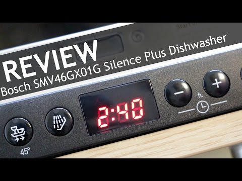 Bosch SMV46GX01G Integrated Dishwasher Review