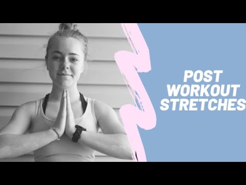 Post workout stretches