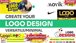 Minimalist Logo Design Services | Unique Modern Minimalist Luxury Business Logo Design | Modern Logo