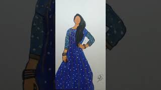 "Girl Painting ✨ Smooth Transitions #astheticart #art #drawingstyles #shortvideo #trendingshorts