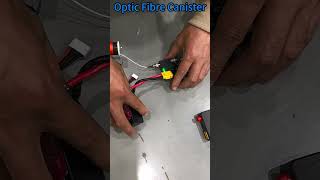 How to connect the FPV drone with fiber optic canister to the air and ground unit