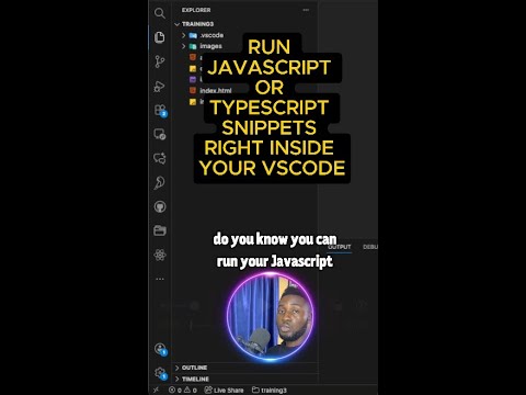 Run JavaScript or TypeScript Snippets Right Inside Your VS Code #shorts #webdevelopment #coding