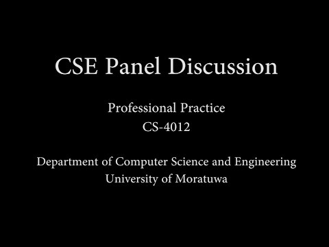 CSE Panel Discussion