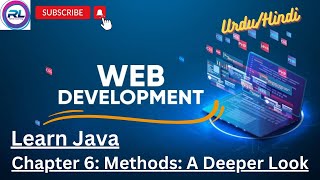 Chapter 6, Methods: A Deeper Look, Learn Java Programming in Urdu/Hindi 2023-youtube #webdevelopment