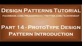 ProtoType Design Pattern Introduction