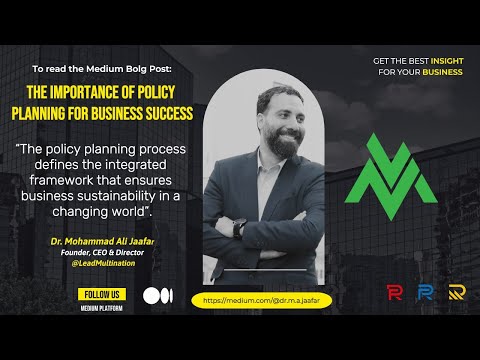 The Importance of Policy Planning for Business Success