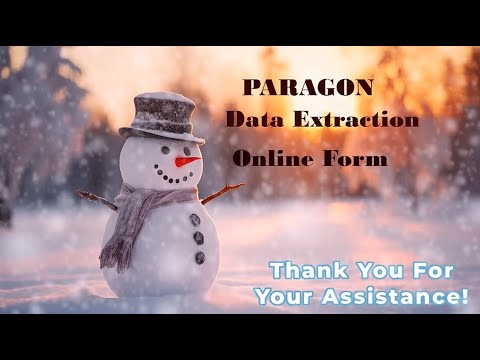 Beginning with your Online Data extraction Form - How to