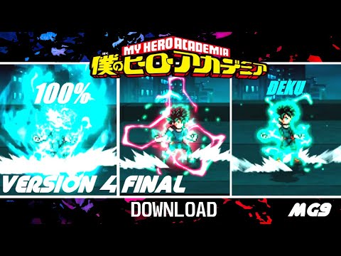 Deku base, One for All 20% and Full Colw 100% VERSION 4 FINAL CHAR MUGEN EDIT MG9