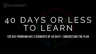 LESSON #1 |  Quant Guide 🟣 40 Days of Training to Get Started on the 120 Day Program 🟩 NinjaTrader