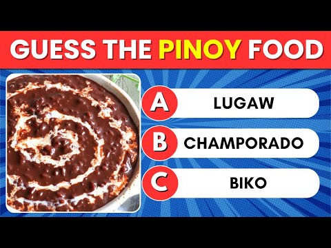 Guess the FILIPINO FOOD | Can You Name Them All?