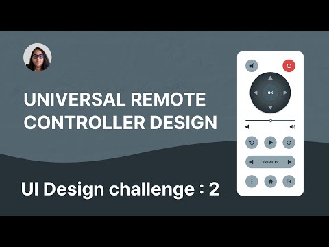 UI Design challenge : 2 Universal remote controller mobile app design | Figma