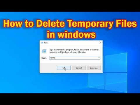 How to Delete Computer Temporary Files in Windows