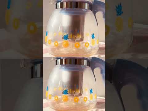 Charming🫖 #miniso #minisovlog #teapot #greentea #kitchenitems #weightlossdiet