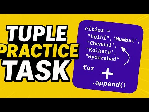 🔥 Python Tuple Practice Task for Beginners | Learn with Real Examples || Day 27