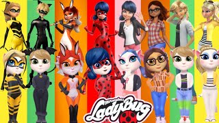 🌈 MIRACULOUS LADYBUG ➕ ANGELA | All Miraculous ladybug Characters | Cosplay Makeover 