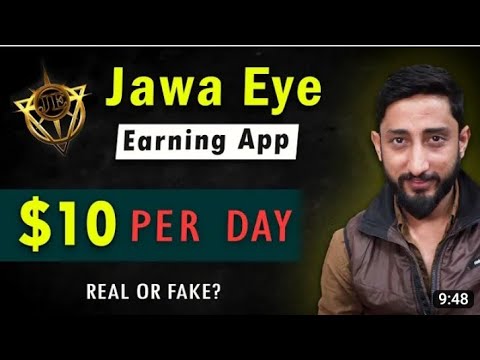 Jawa Eye Earning App Complete Practical Review Real or Fake By Mr How