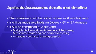 Arkwright Engineering Scholarship: Aptitude Assessment Overview