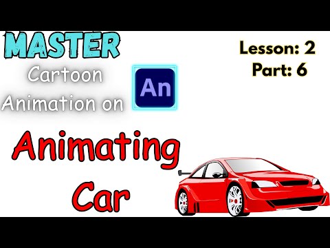 Animating Car in Adobe Animate, Lesson 2.6