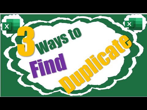 How To Identify Duplicate Data In Excel | Find Duplicate Entries in Excel