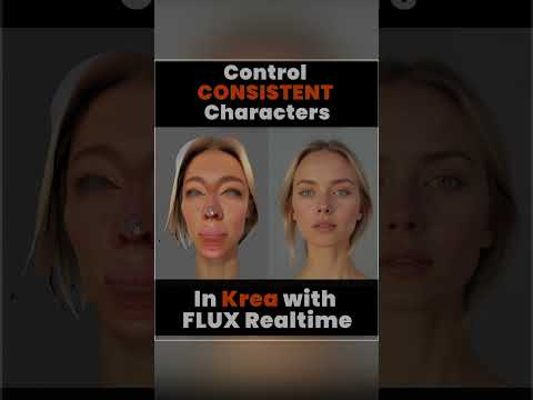 Control Consistent character in Krea AI Realtime #aiart #kreaai #aiimages #aivideo