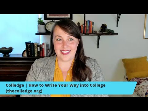 How to Write Your Way into Colledge
