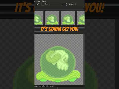 Oh Lord He Comin'! #digitalart #games #gaming #pixelart #animation #gamemaker #retrodesign