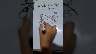 Math Hack | Comparing Fractions #mathtrick #mathhack #mathtipsandtricks #mathlessons #mathteacher