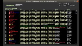 Screencast of Topcoder SRM 800: 2nd place!