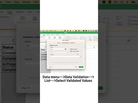 Excel Magic: Master Data Validation in Seconds Excel #DataValidation #ExcelTips #ExcelTutorial