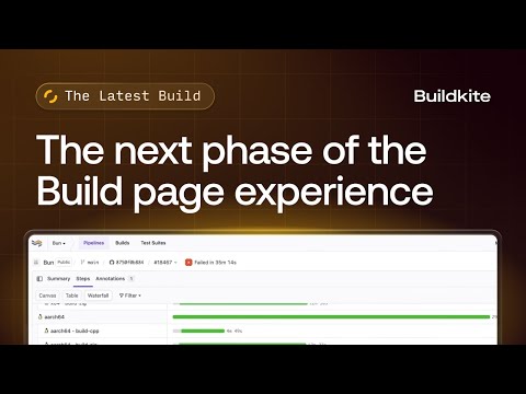 The Next Phase of the Build Page Experience
