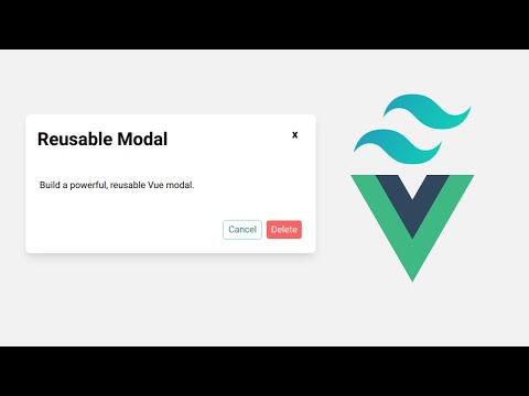 Vue Slots - Reusable Modal