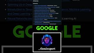Want to get access to a huge list of technical AI courses and tutorials?  #ai #aitools #airesources