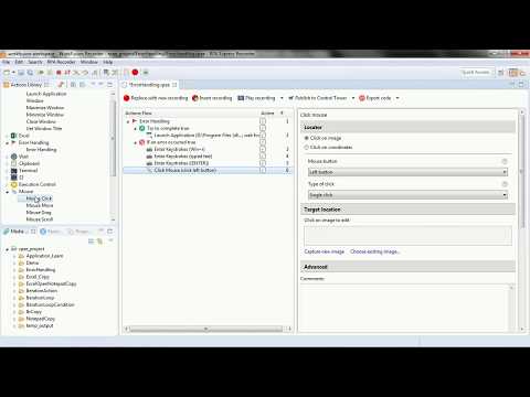 lesson 6 WorkFusion + RPA Express Tutorial on Try and Error Handling
