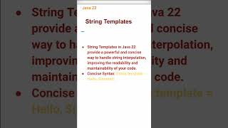 String Template(09) #java22
