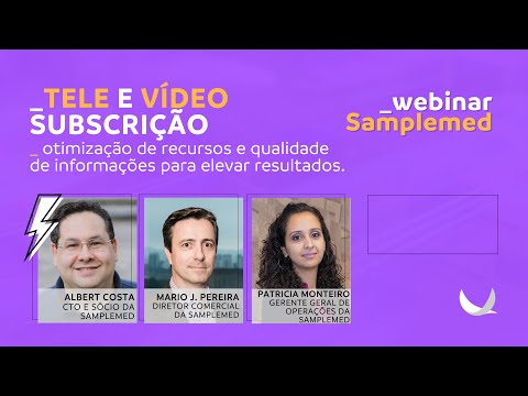 Webinar Samplemed - Tele e Vídeo-subscrição