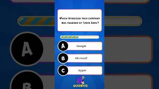 🍎 Apple Founder? #TechQuiz #SteveJobs #Innovation #shortsquiz #youtubeshorts #shortvideo