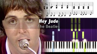 The Beatles - Hey Jude - Accurate Piano Tutorial with Sheet Music
