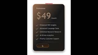 Premium pricing component html, css, nextjs & reactjs